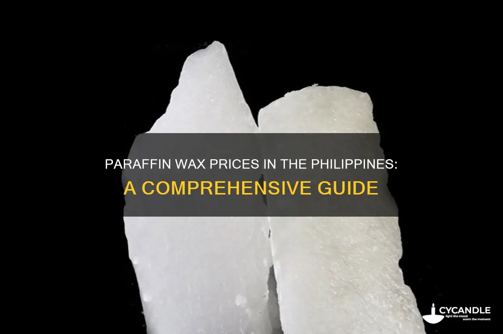 how much is paraffin wax in philippines