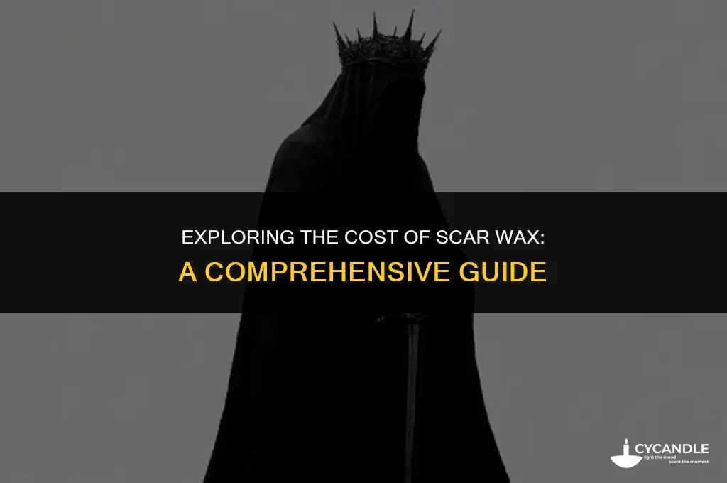 how much is scar wax