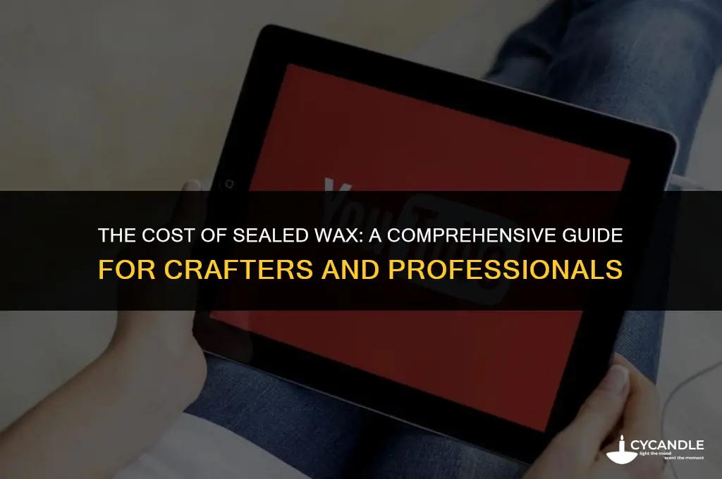 how much is sealed wax
