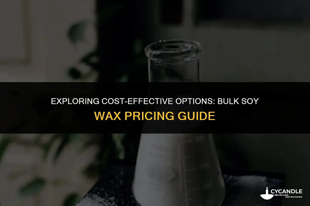 how much is soy wax in bulk
