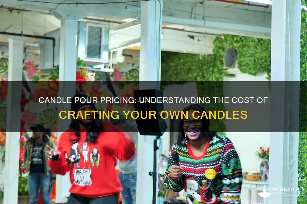 how much is the candle pour