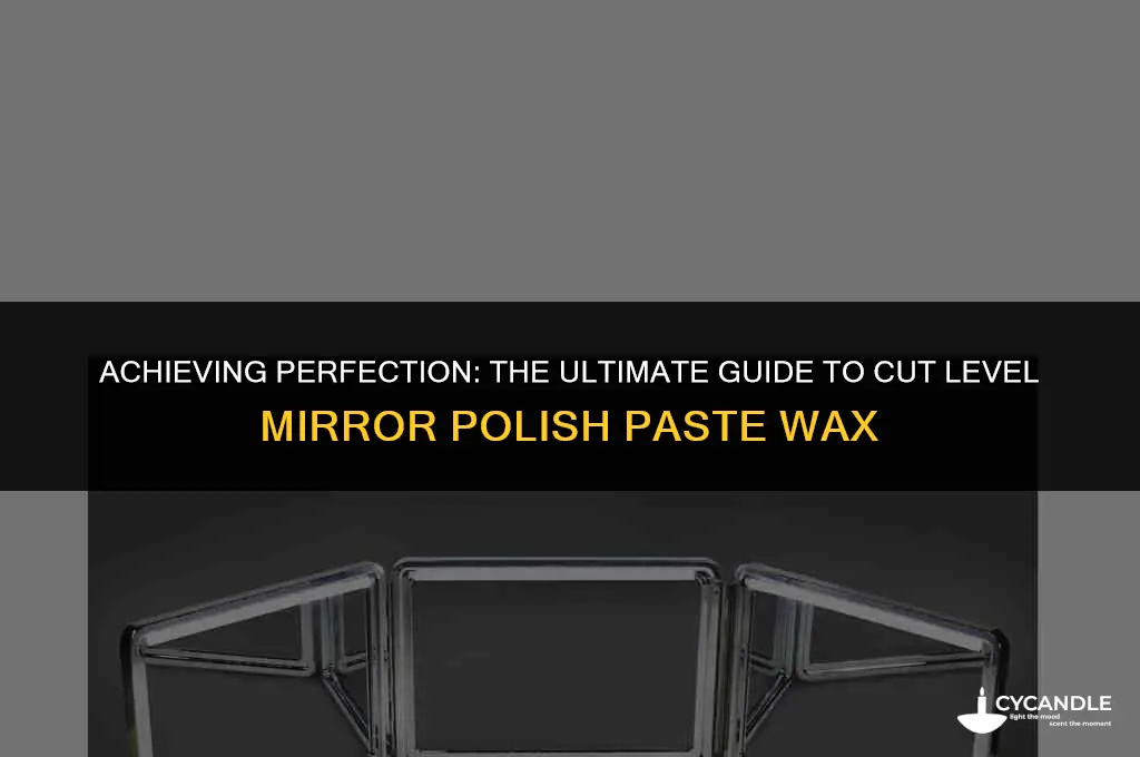 how much is the cut level formeguiars mirror polishpaste wax