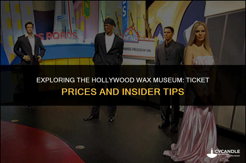 how much is the hollywood wax museum