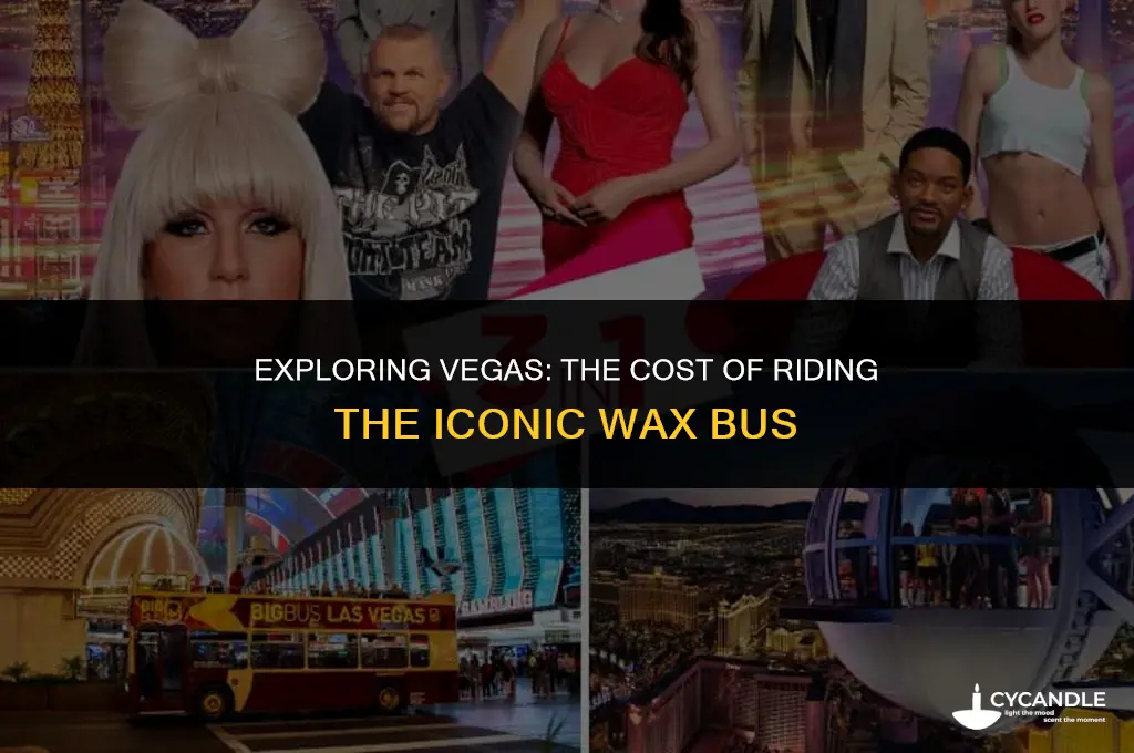 how much is the wax bus in vegas