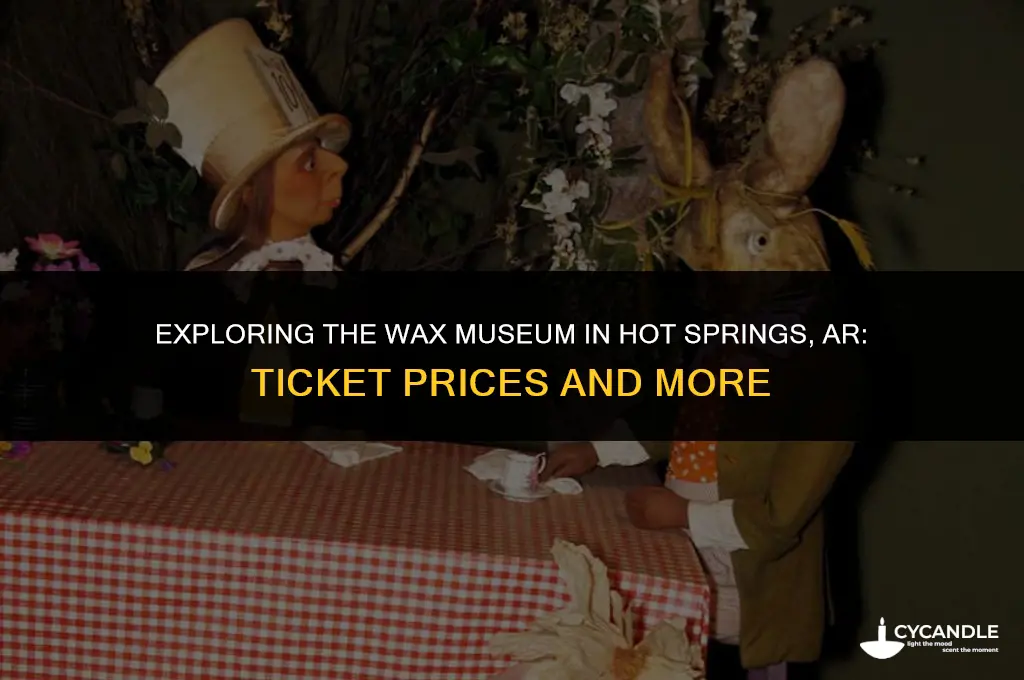 how much is the wax museum in hot springs ar