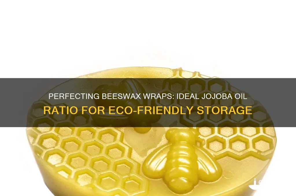 how much jojoba oil to use in beeswax wraps