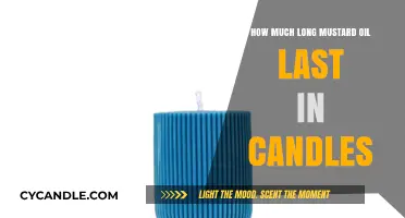 Mustard Oil in Candles: Shelf Life and Burning Duration Explained