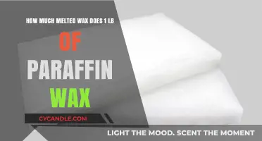 Melted Wax Volume: How Much Does 1 lb of Paraffin Yield?