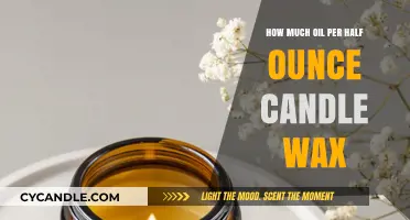 Perfect Oil-to-Wax Ratio: Crafting Half-Ounce Candles with Precision
