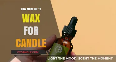 Perfect Candle Waxing: Optimal Oil Amounts for Smooth, Long-Lasting Results
