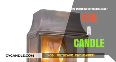 Safe Candle Placement: Determining Proper Overhead Clearance for Your Space