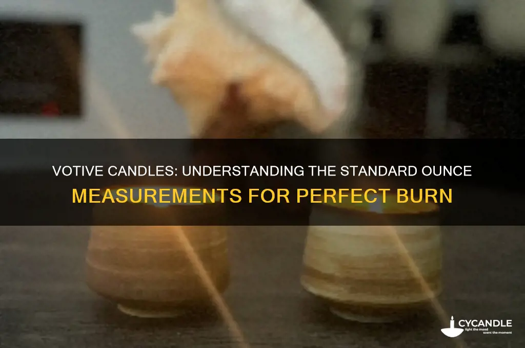 how much oz in votive candles