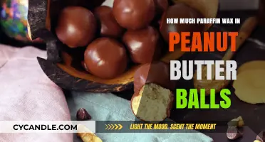 Paraffin Wax in Peanut Butter Balls: Amount and Safety Tips