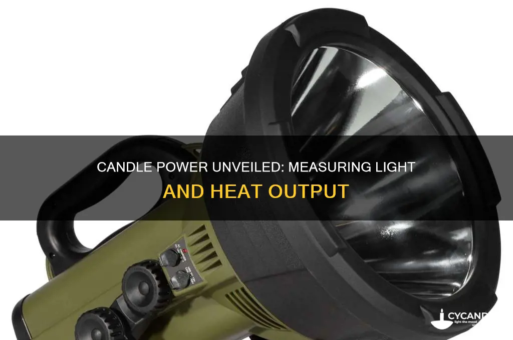 how much power does a candle give off