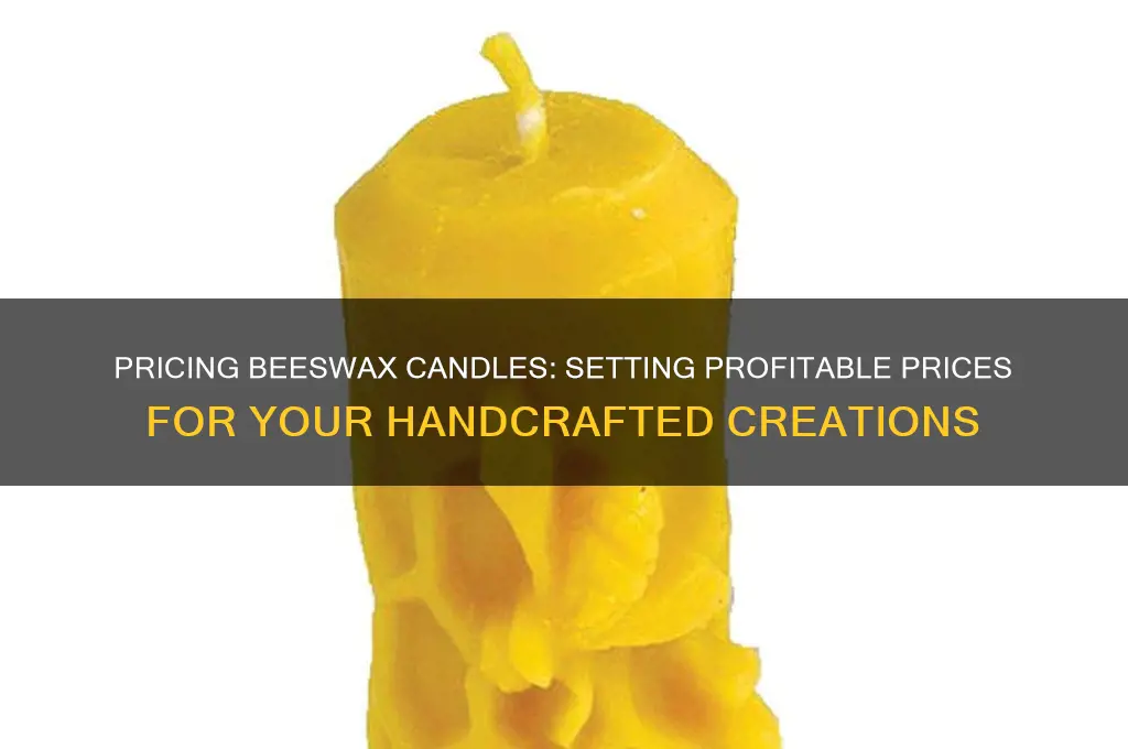 how much should i sell beeswax candles for