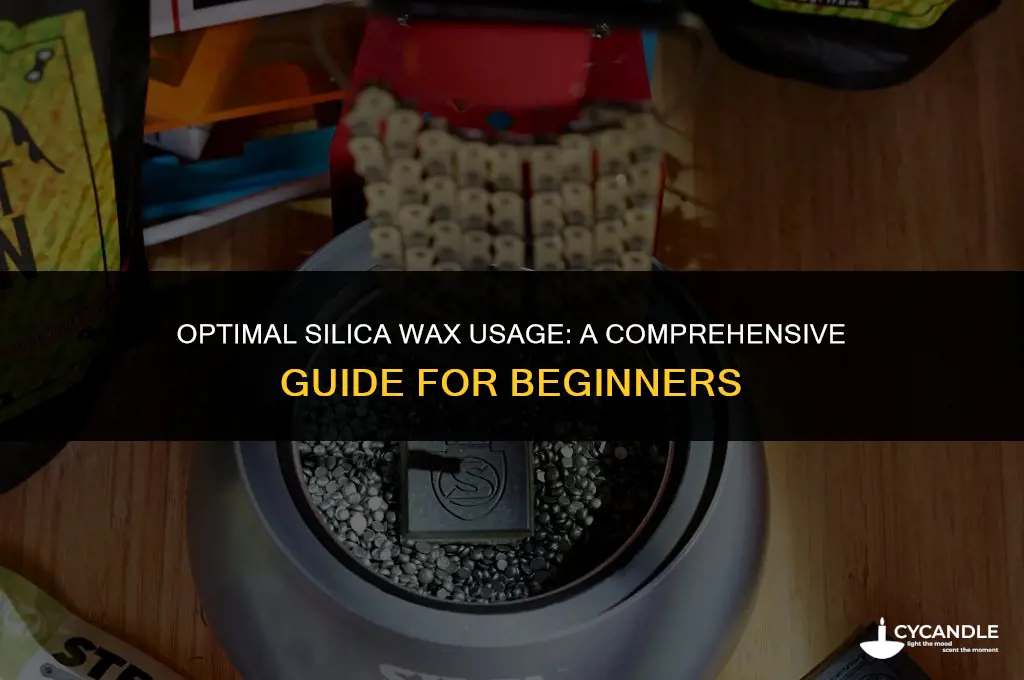 how much silca wax to use