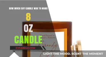 Perfect Soy Candle Wax Measurement for 8 oz Candles
