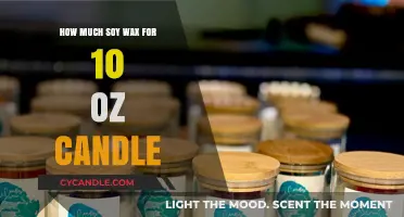 Perfect Soy Wax Measurement for Crafting a 10 oz Candle