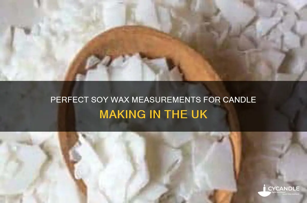how much soy wax to make a candle uk