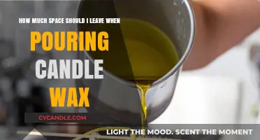 Perfect Pour: Optimal Space for Candle Wax in Containers