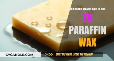 Optimal Stearic Acid Amount for Enhancing Paraffin Wax Performance