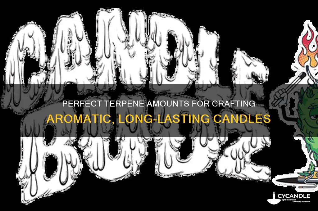 how much terpenes for candle