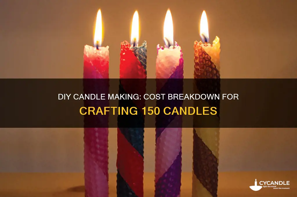 how much to diy 150 candles
