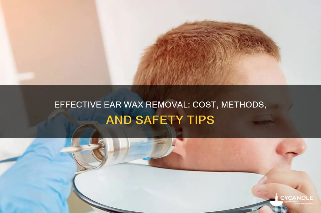 how much to remove ear wax