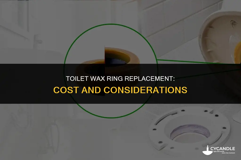 how much to replace toilet wax ring