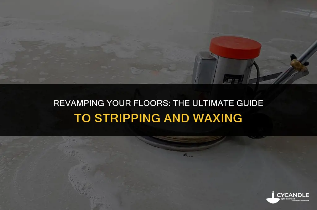 how much to strip and wax floors