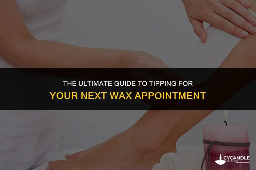 how much to tip for a wax