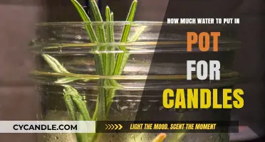 Perfect Candle Pour: Optimal Water Levels for Pot-Based Candles