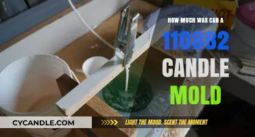 Maximize Your Candle Making: Wax Capacity for 110882 Molds