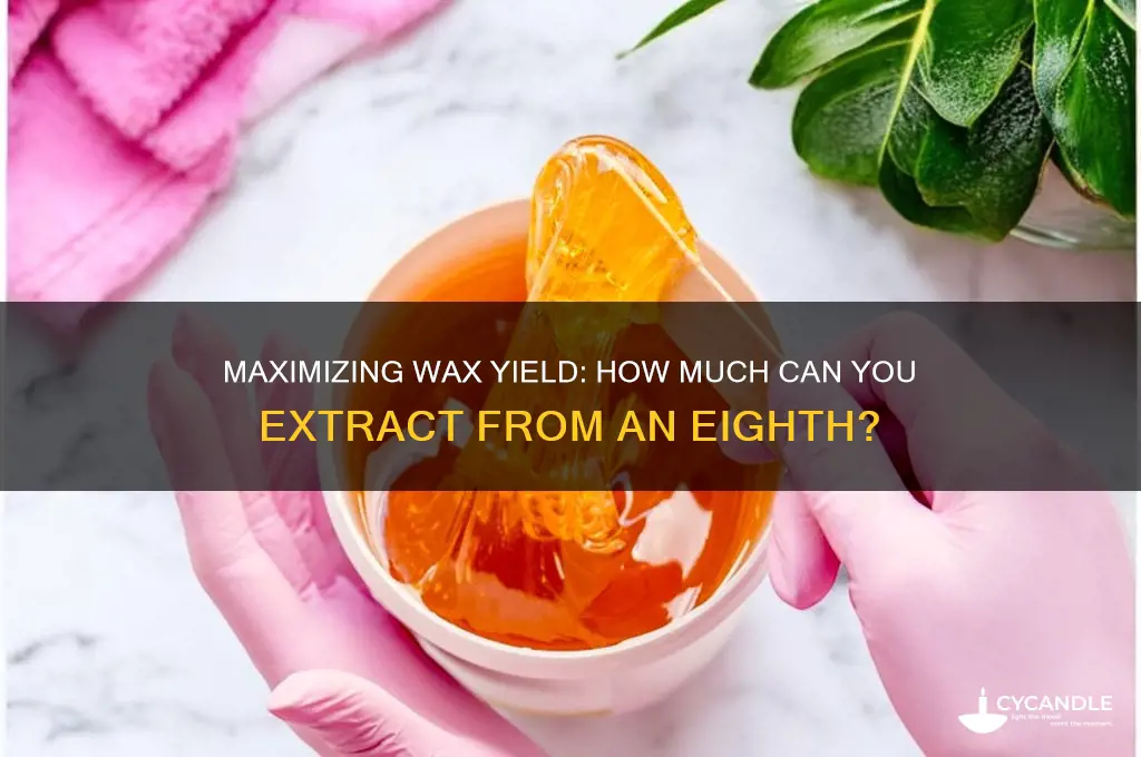 how much wax can i get from an eigth