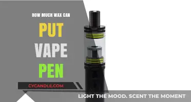 How Much Wax Can a Vape Pen Handle Safely?