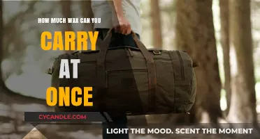 Maximizing Wax Transport: How Much Can You Carry at Once?