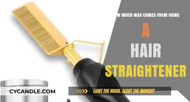 The Surprising Amount of Wax Produced by Hair Straighteners