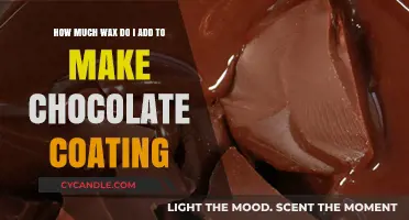 Perfect Chocolate Coating: How Much Wax to Add for Smooth Results