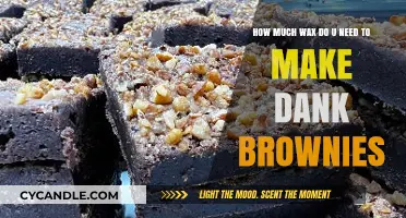 Perfecting Dank Brownies: How Much Wax Do You Really Need?