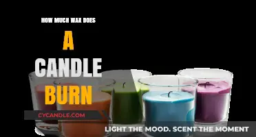 Understanding Candle Wax Consumption: How Much Burns Over Time?