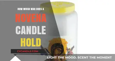 Novena Candle Wax Capacity: Unveiling the Surprising Amount Inside