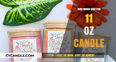 Perfect Pour: Wax Quantity Guide for 11 oz Candles