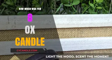 Perfect Pour: Wax Quantity Guide for 8 oz Candles