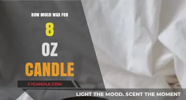 Perfect Wax Quantity for Crafting an 8 oz Candle at Home