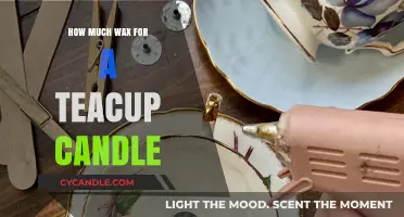 Perfect Teacup Candle: Wax Quantity Guide for DIY Crafters