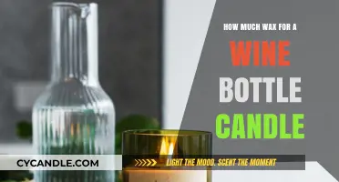 Perfect Wine Bottle Candle: Wax Quantity Guide for DIY Crafters