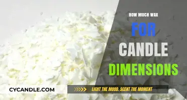 Perfect Pour: Calculating Wax Quantity for Ideal Candle Dimensions