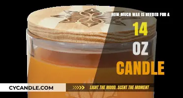Calculating Wax Quantity for Perfect 14 oz Candle Making