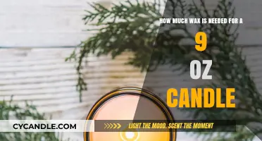 Perfect Pour: Wax Quantity Guide for 9 oz Candles