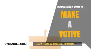 Calculating Wax Quantity for Perfect Votive Candle Making